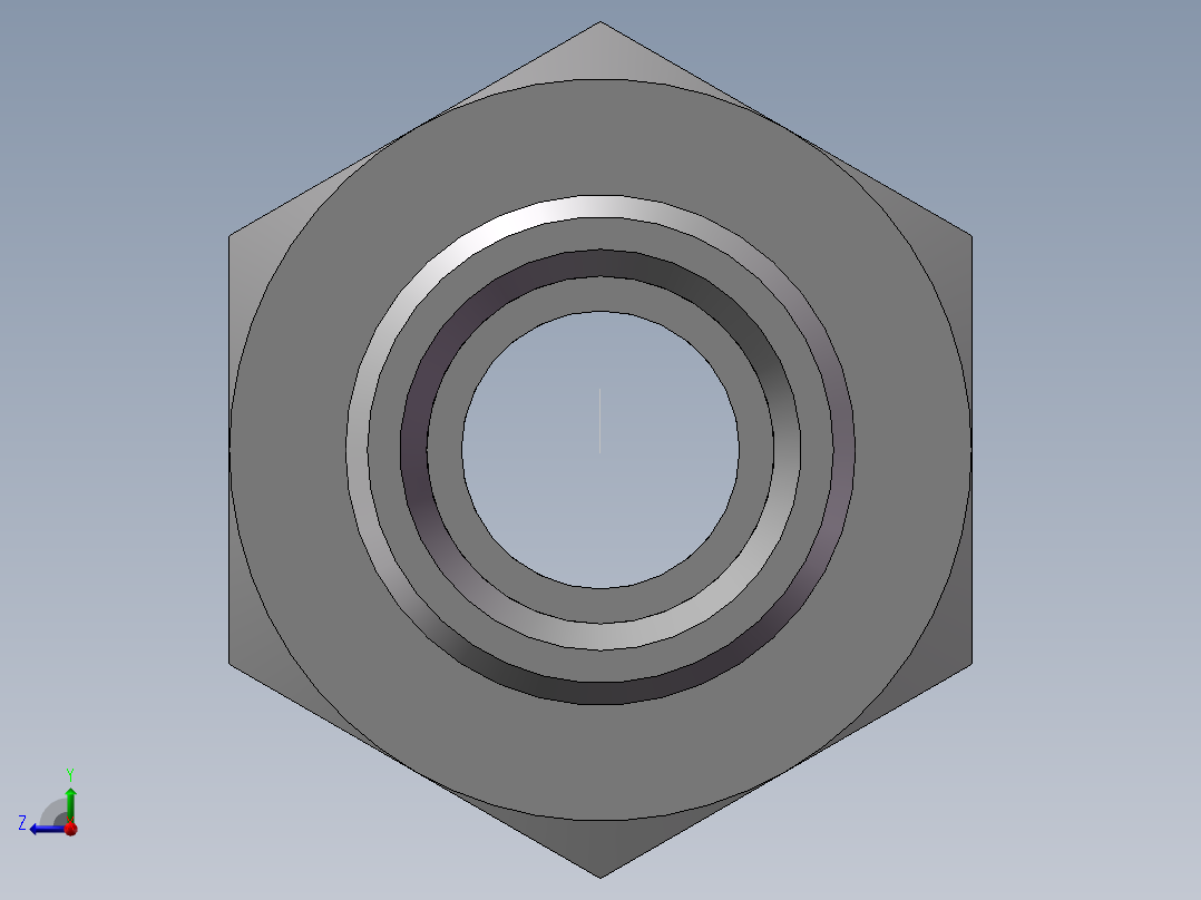 美制O圈密封接头、1CO-22-12右视图