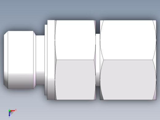 直通公制螺纹组合接头、2MC-16-18WD俯视缩略图