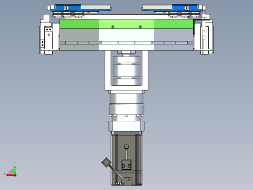 环形导轨循环输送线 椭圆形22工位2定位工位链条环形导轨自动化生产线后视缩略图