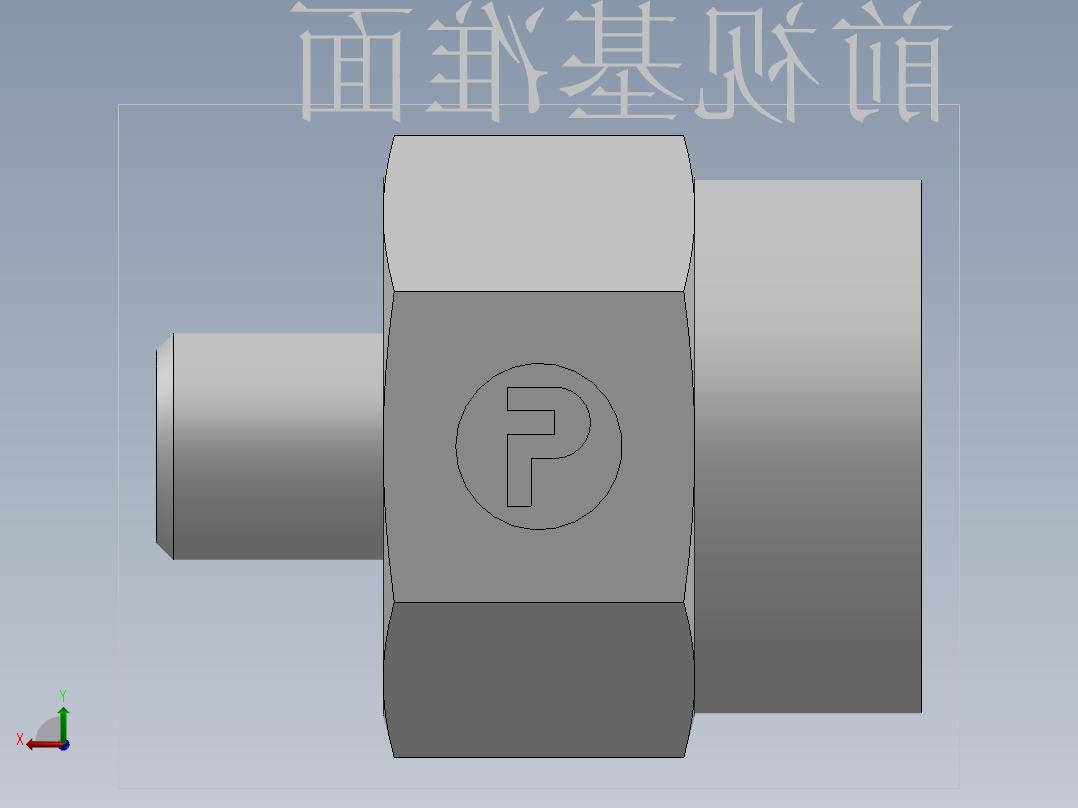 压力表接头-英制螺纹、MAV04LLROMDCF后视图