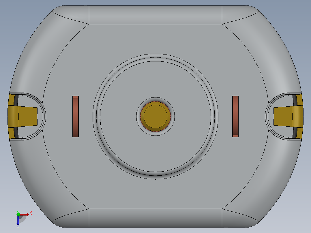 直流电机、电机(11)俯视图