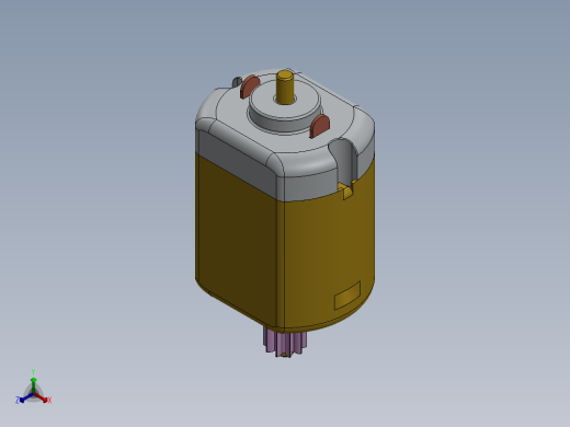 直流电机、电机(11)正等轴测缩略图