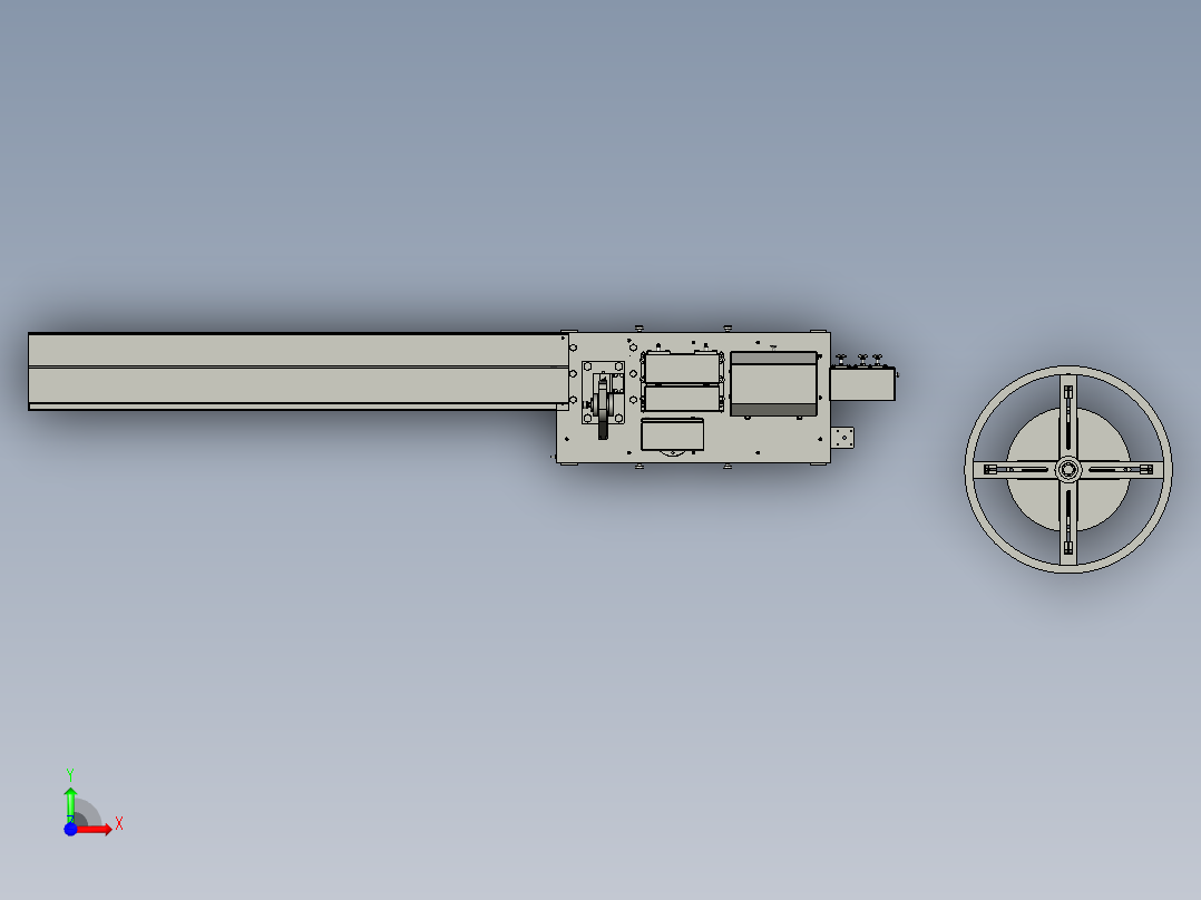 A2004260-线材棒材校直机前视图