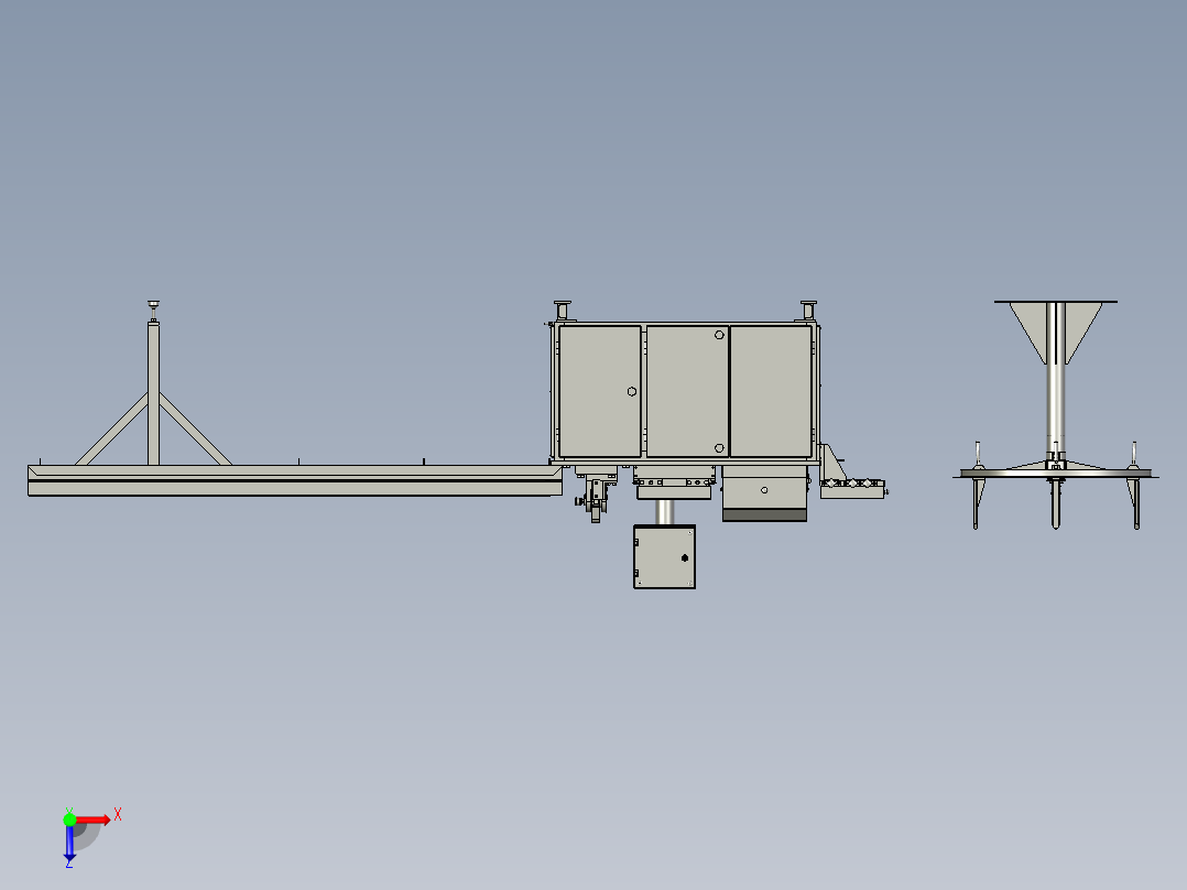 A2004260-线材棒材校直机俯视图