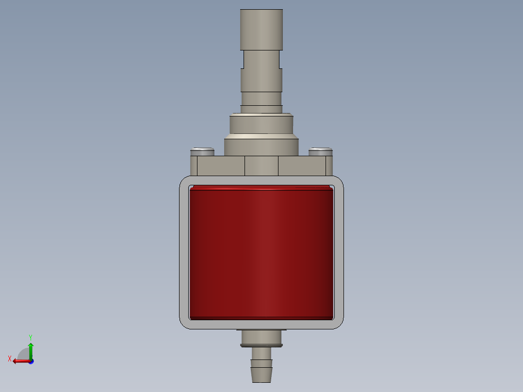 EP 7型振动泵模型后视图