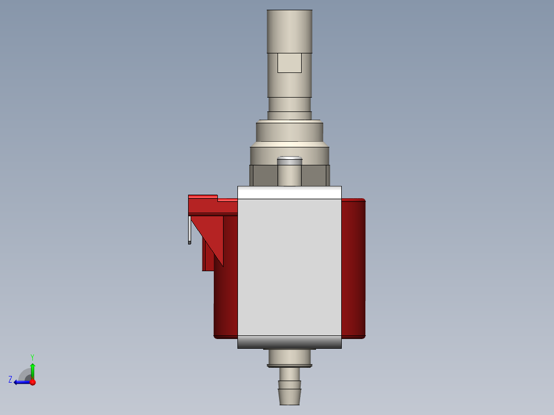 EP 7型振动泵模型右视图