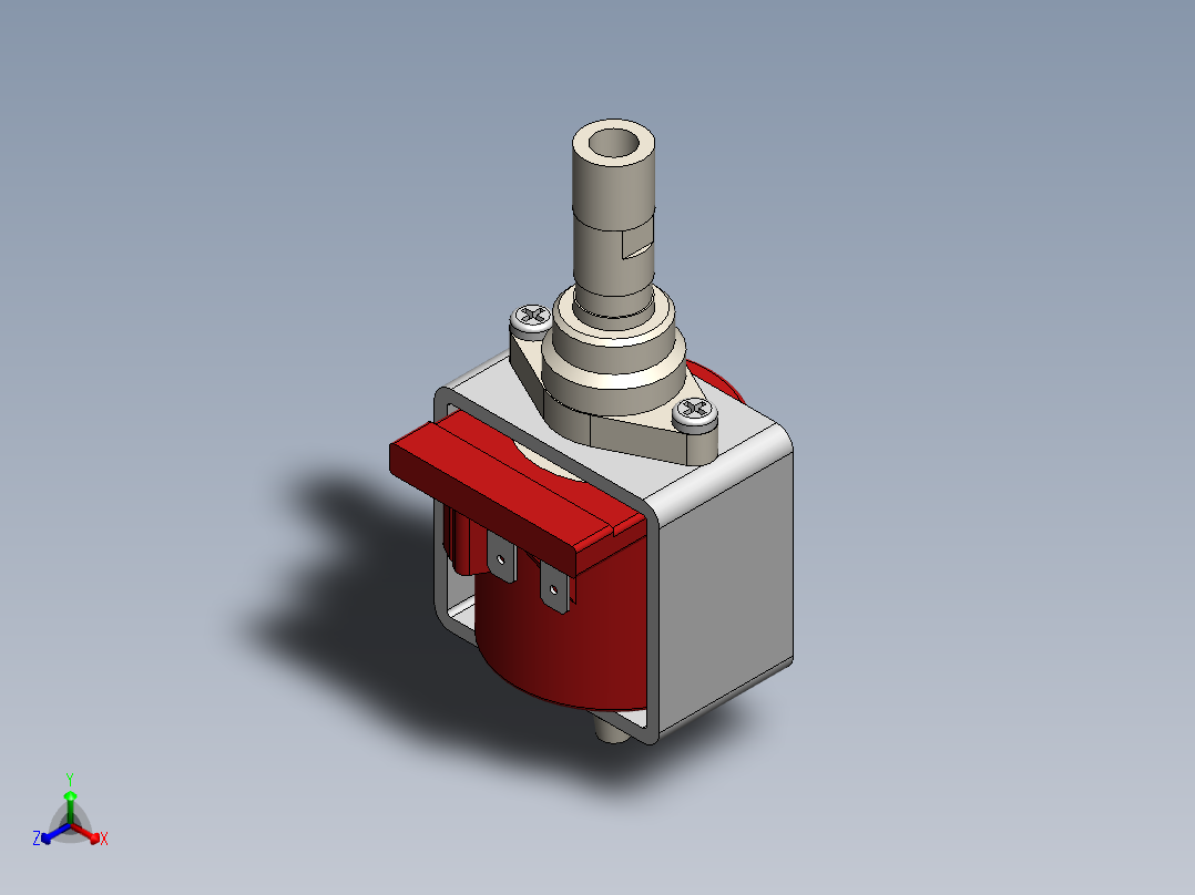 EP 7型振动泵模型正等轴测图