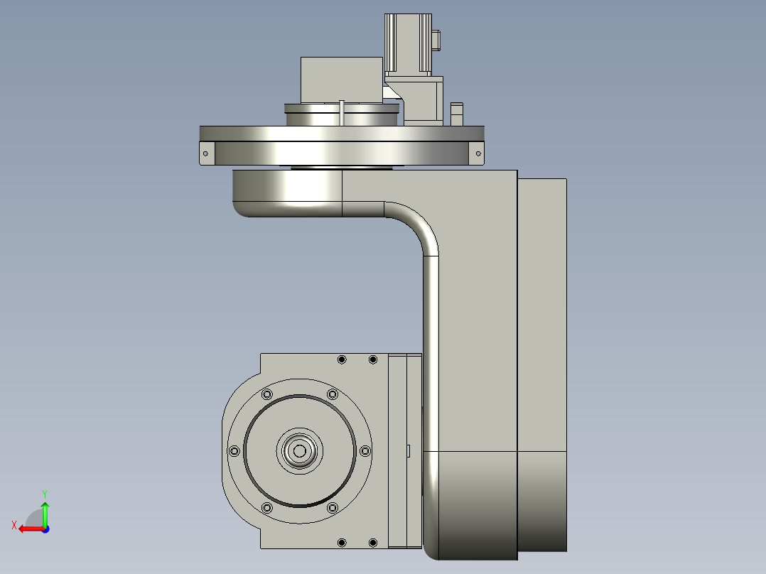 2513五轴底盘动-五轴头装配2-后视图