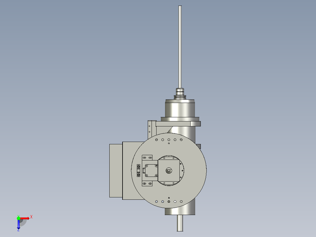 2513五轴底盘动-五轴头装配2-俯视图