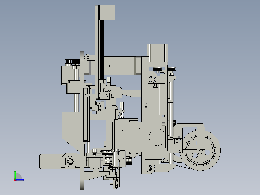 v1V41胶料组件1左视图