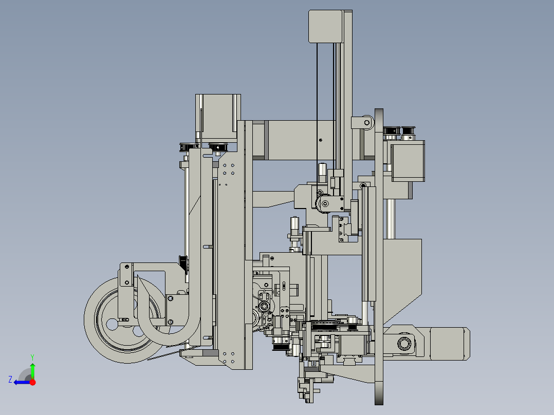 v1V41胶料组件1右视图