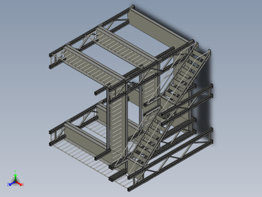 具有辅助工作台的电梯安装架