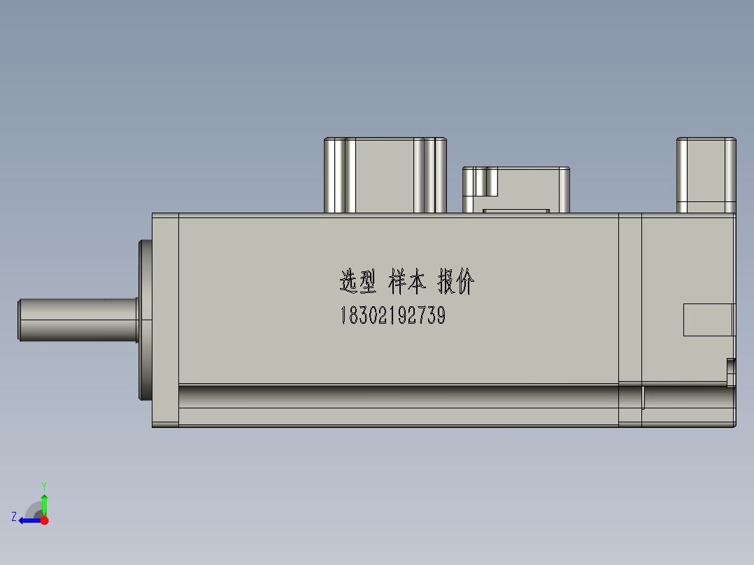 100W带刹车MS1H1-10B30CB-A332Zstep右视图