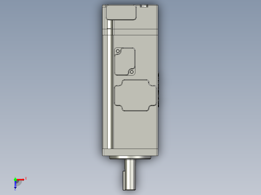 100W带刹车MS1H1-10B30CB-A332Zstep俯视图
