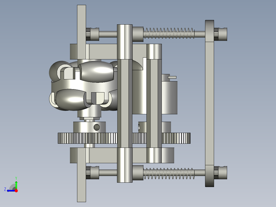 编码器减震模块右视图