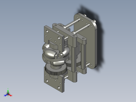 编码器减震模块正等轴测缩略图