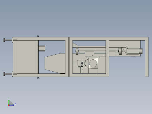 汽车玻璃上的密封条加工生产装置左视缩略图