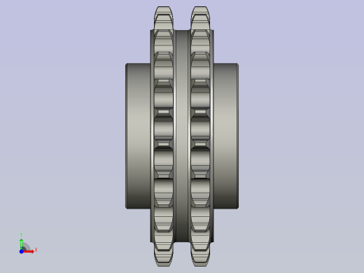CQ托料从动双排链轮-AA200T前视缩略图