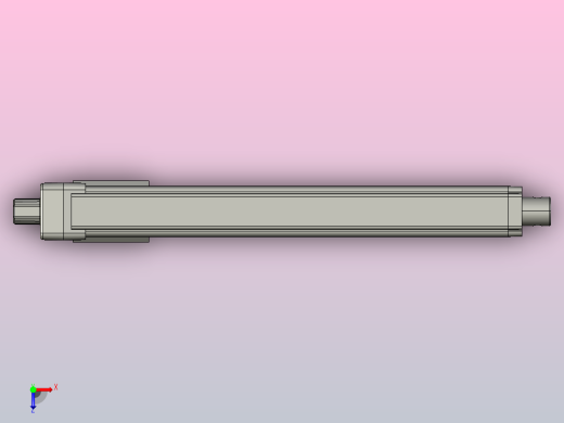 42步进电动推杆(ZJWSN-BZ)[ZJWSN-BZ-S250]俯视缩略图