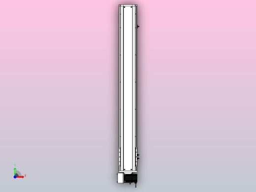 SYM14-LU-950滚珠花健、支撑座、滚珠丝杠、交叉导轨、直线模组前视缩略图