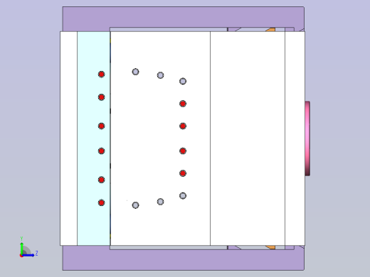精美水果盘模具设计左视缩略图