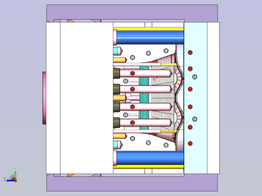 精美水果盘模具设计右视缩略图
