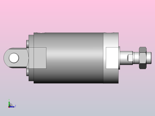 气缸CG1DN100-75左视缩略图
