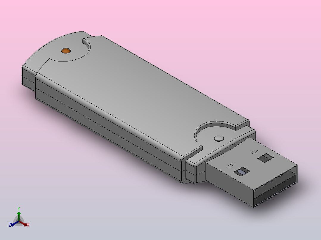 usb闪存盘主视图