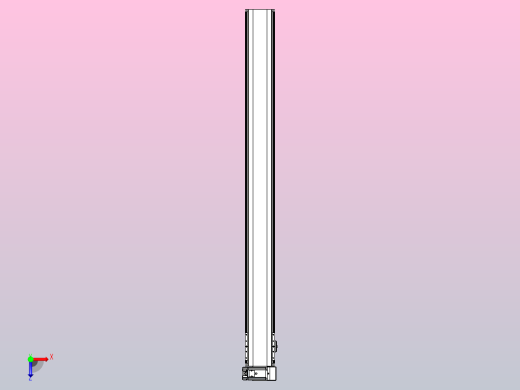 皮带直线轴半封闭可选导轨TPA-HNB-140D-120-L1450-RU-Y-P40-N3俯视缩略图