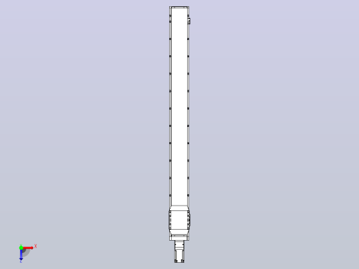 滚珠丝杠直线轴内置导轨TPA-GCR-170-2510C-L1700-M-M75-N3俯视缩略图