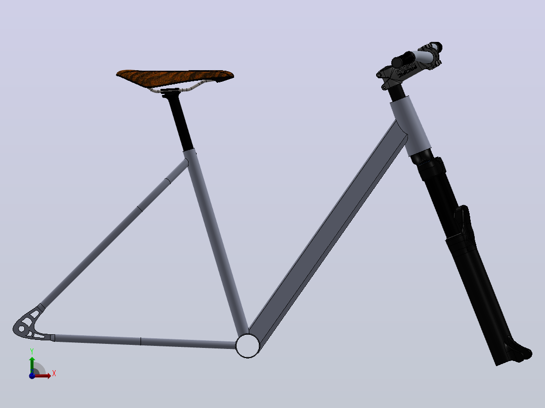 电动自行车（E-cycle）前视图
