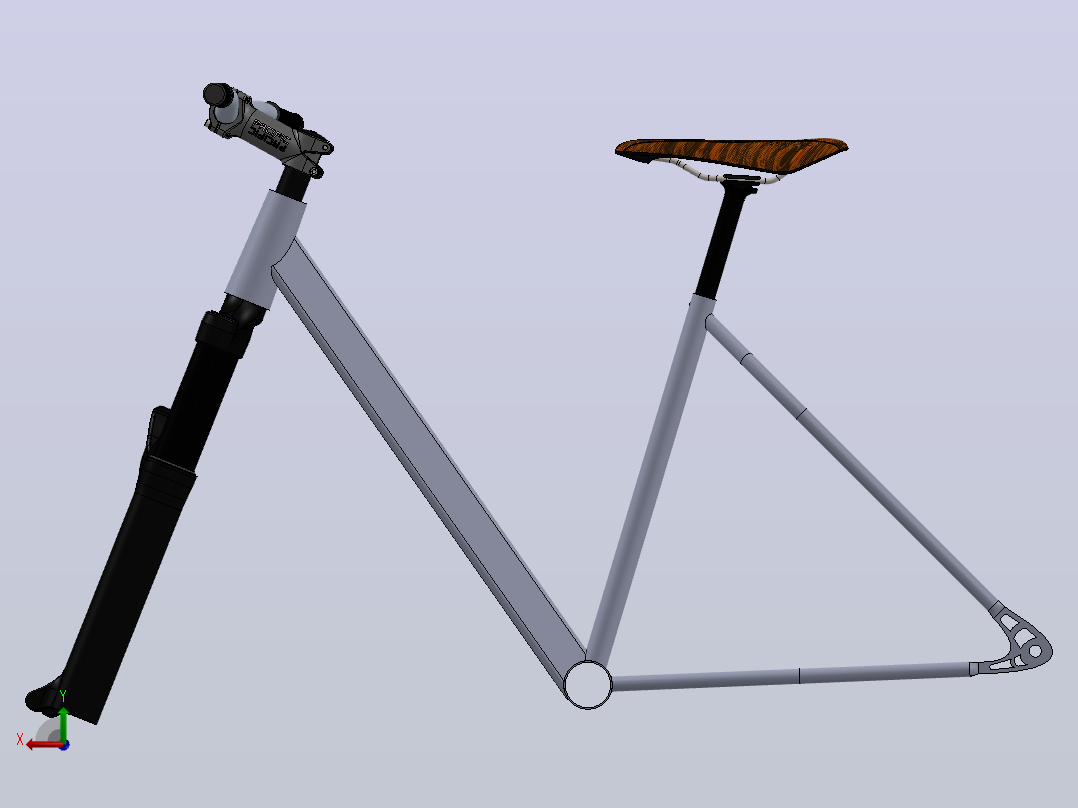 电动自行车（E-cycle）后视图
