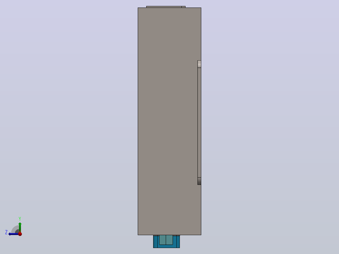 RS-232-422-485串口转以太网右视图