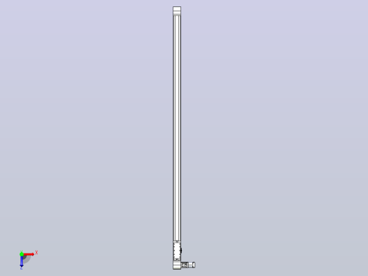 带式直线轴半闭式TPA-ONB-80-170-L2450-DR-J60-N3俯视缩略图