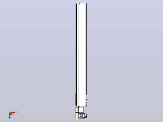皮带直线轴半封闭可选导轨TPA-HNB-220D-176-L1700-ML-C-P1K-N3俯视缩略图
