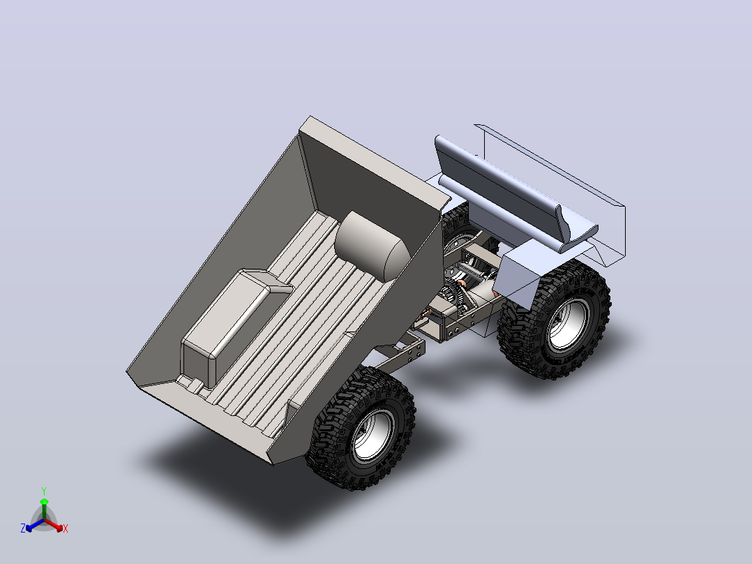 缩放多用途车辆V2.0 RC正等轴测图