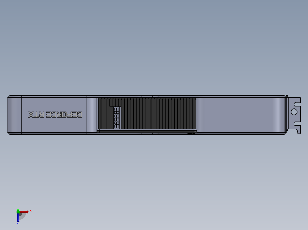rtx-3080显卡俯视图