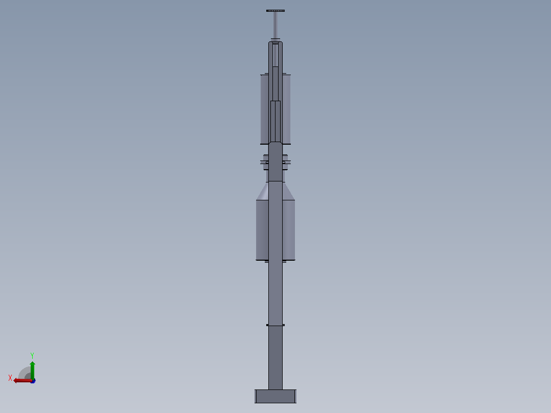 一种兽医临床用的疫苗稀释器后视图