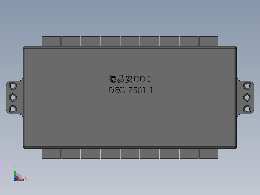 楼宇自控DDC模块前视图
