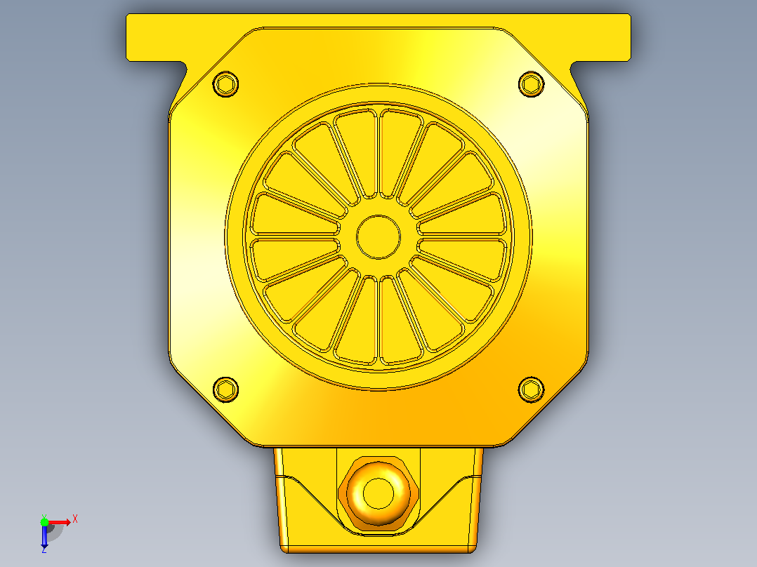 DJ110D-SCF30铝材精密锯切系列电主轴[DJ110C-03-3.0KW-SCF30]俯视图