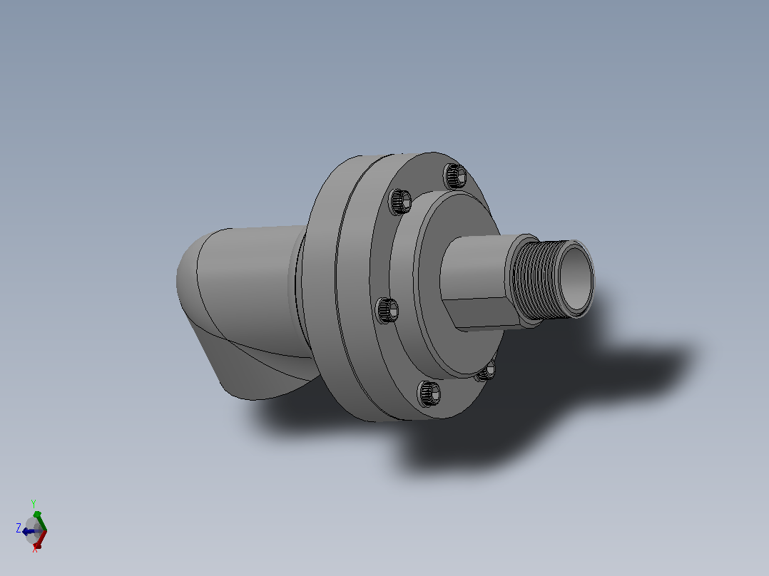146系列轴承式（摆动式接头-模头专用）[146MTS-1╱2＂RH]主视图
