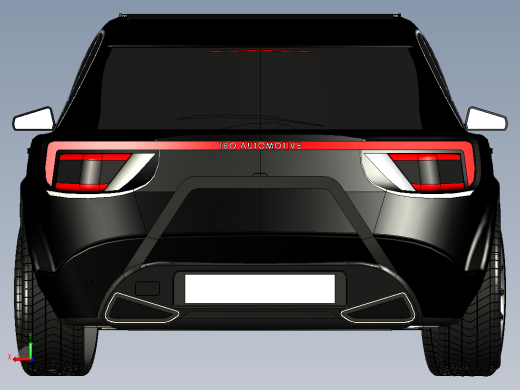 紧凑型小轿车后视缩略图