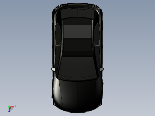 紧凑型小轿车俯视缩略图