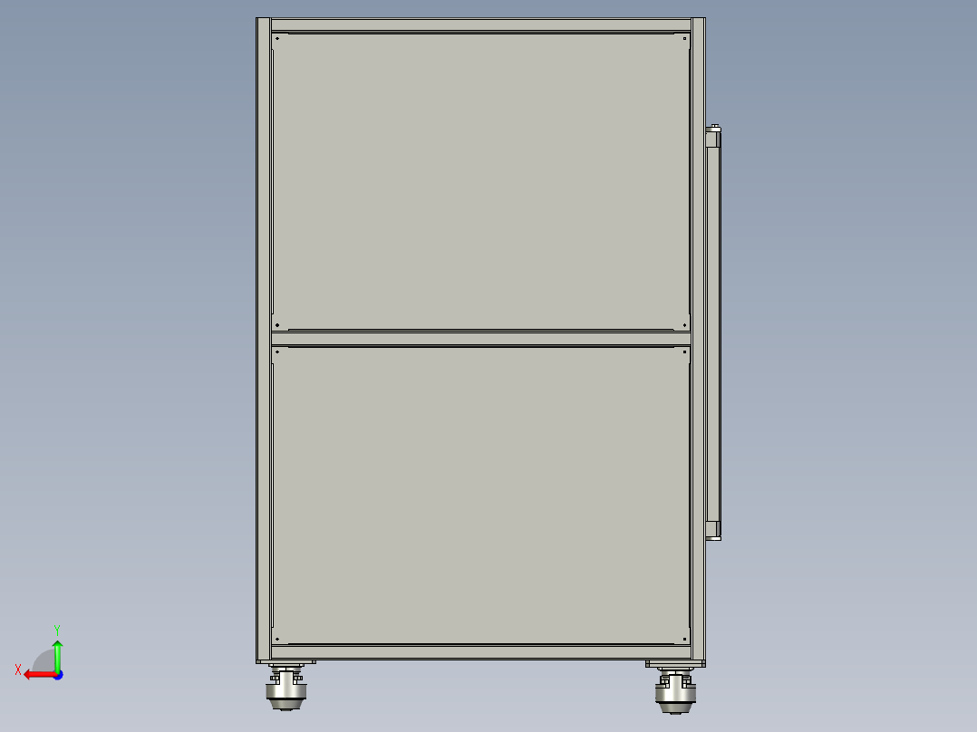 800高压脱泡机.STEP后视图