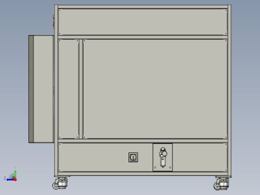 800高压脱泡机.STEP右视缩略图