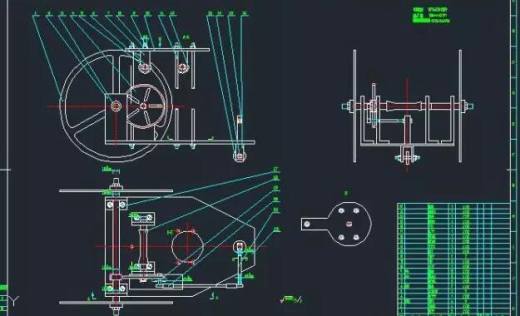 无碳小车平面CAD图纸缩略图