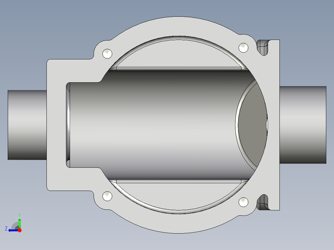 输送机底座3D模型（2）右视图