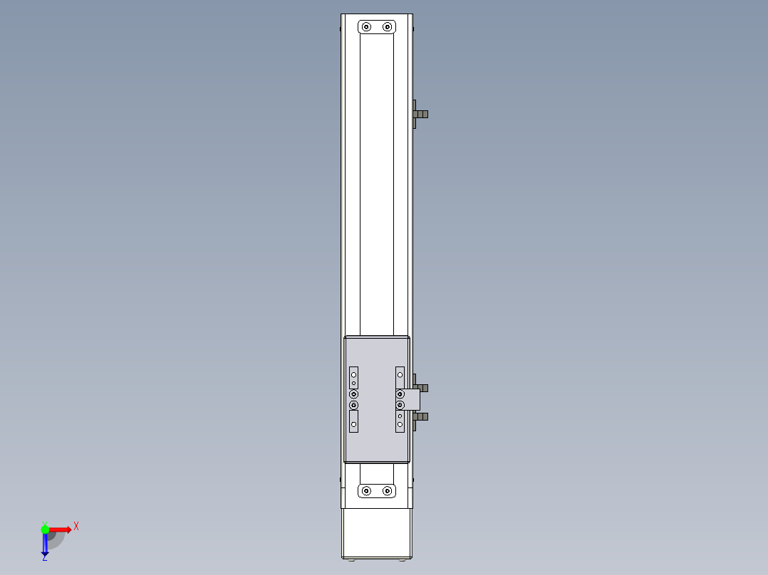 Toyo东佑达直线模组-ETH6-250-BM+煞車-M5俯视图
