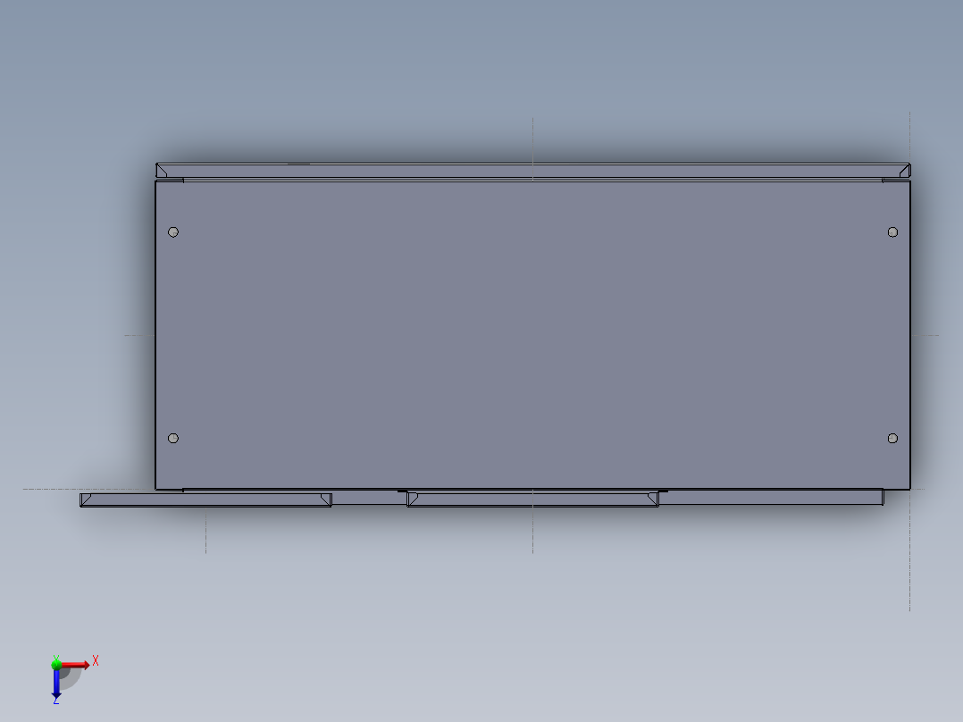 1700X1100X500柜子-2俯视图