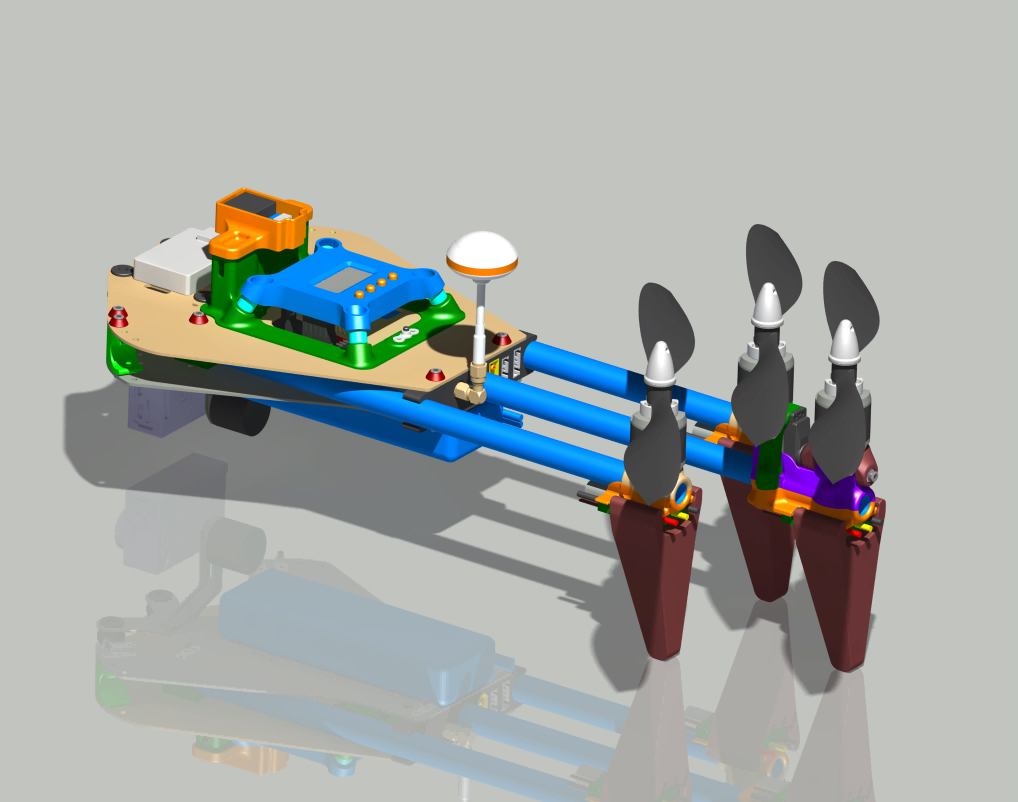 B02-660mm三轴旋翼无人机模型